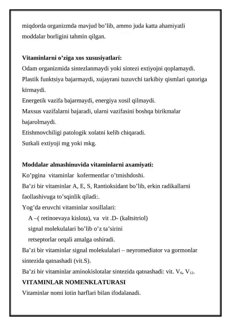 Vitaminlar 2