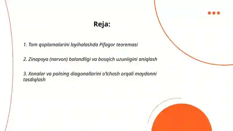 Pifagor teoremasining real hayotdagi tadbiqlari 2