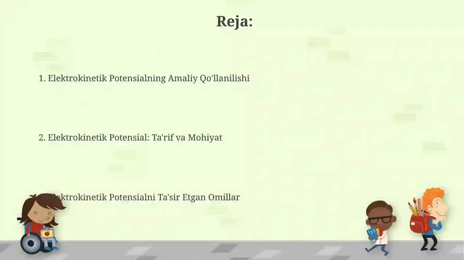 Elektrokinetik potensial va unga taʼsir etuvchi omillar 2