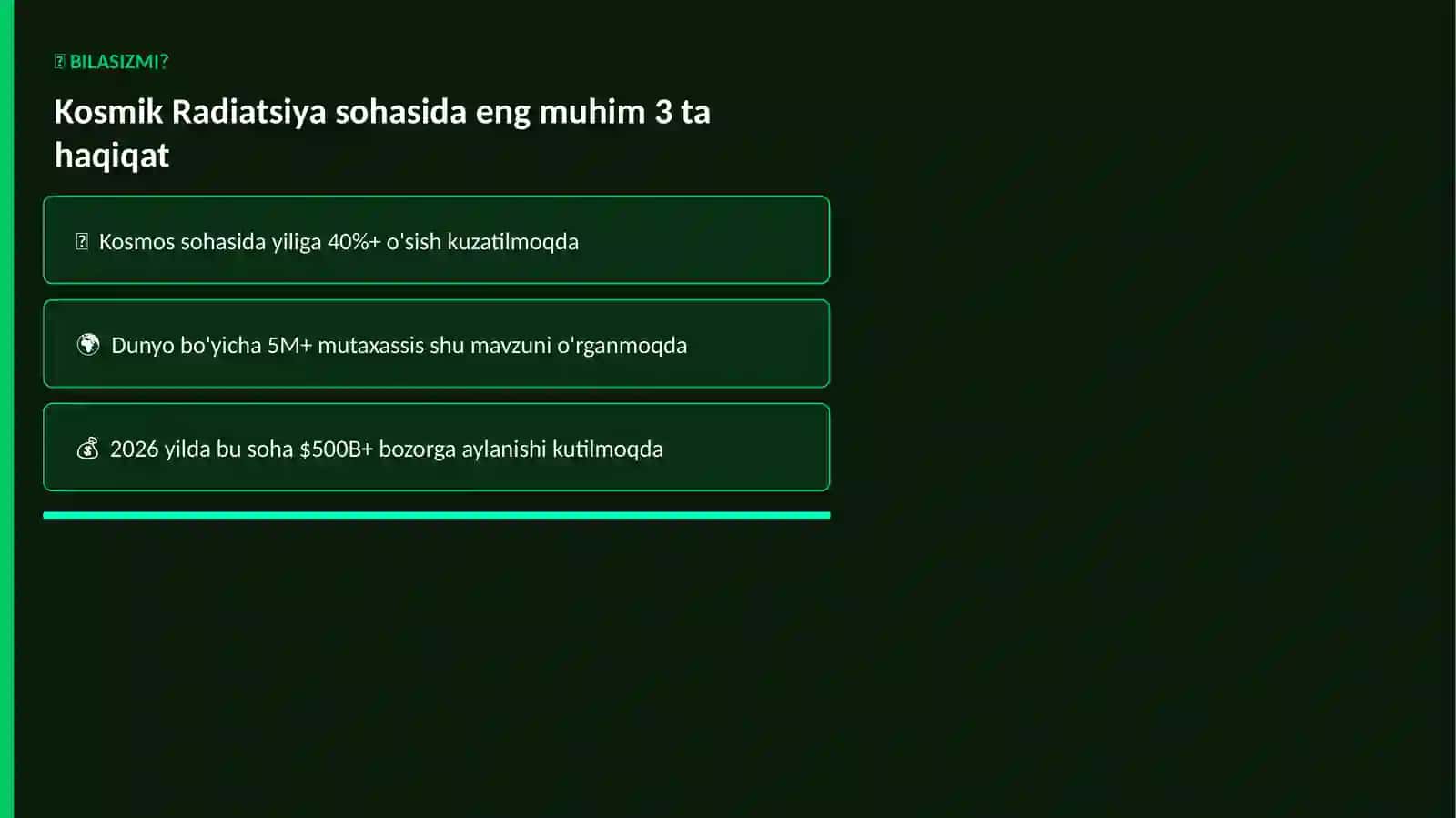 Kosmik Radiatsiya 2
