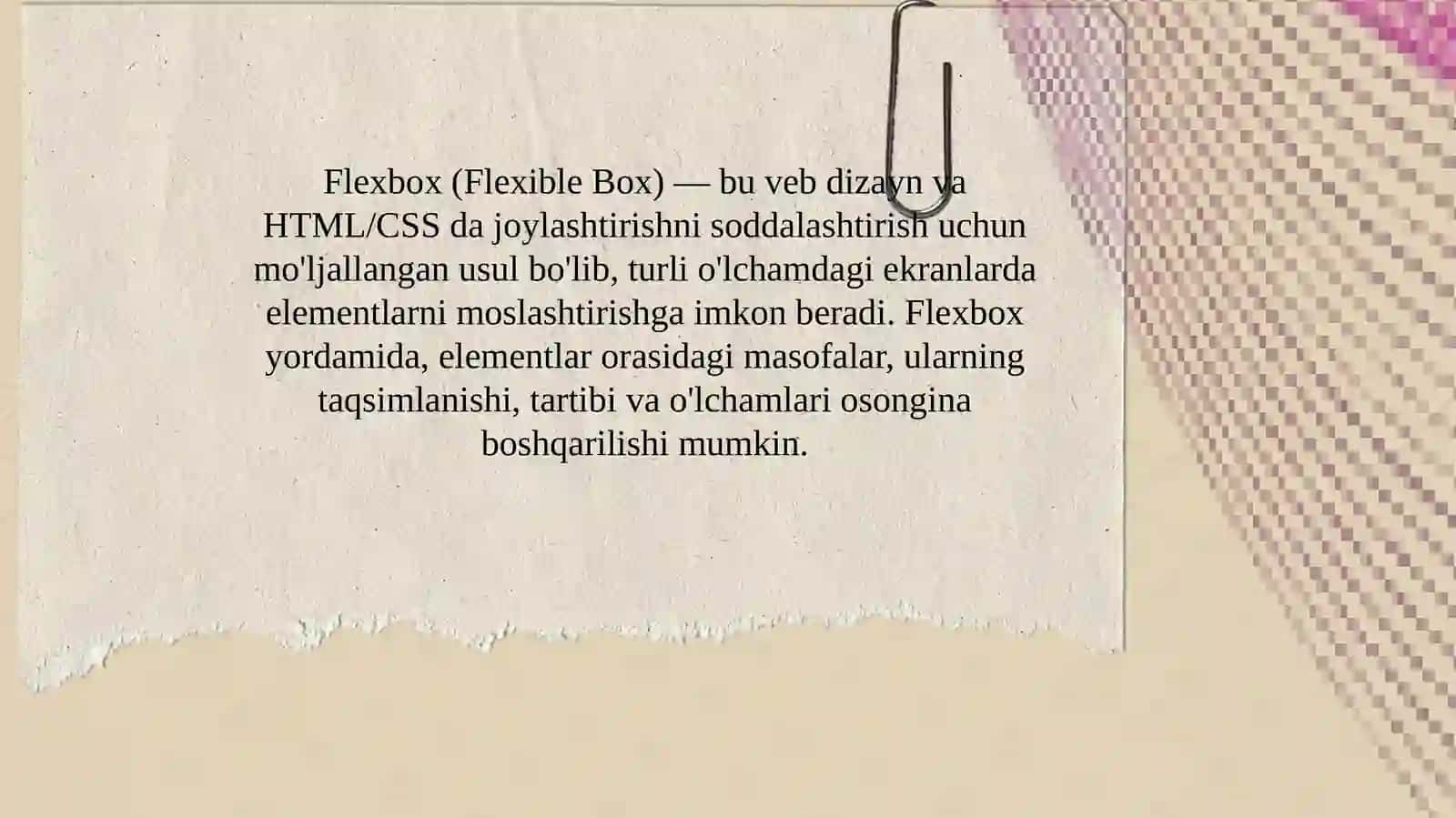 Flex box haqida 2