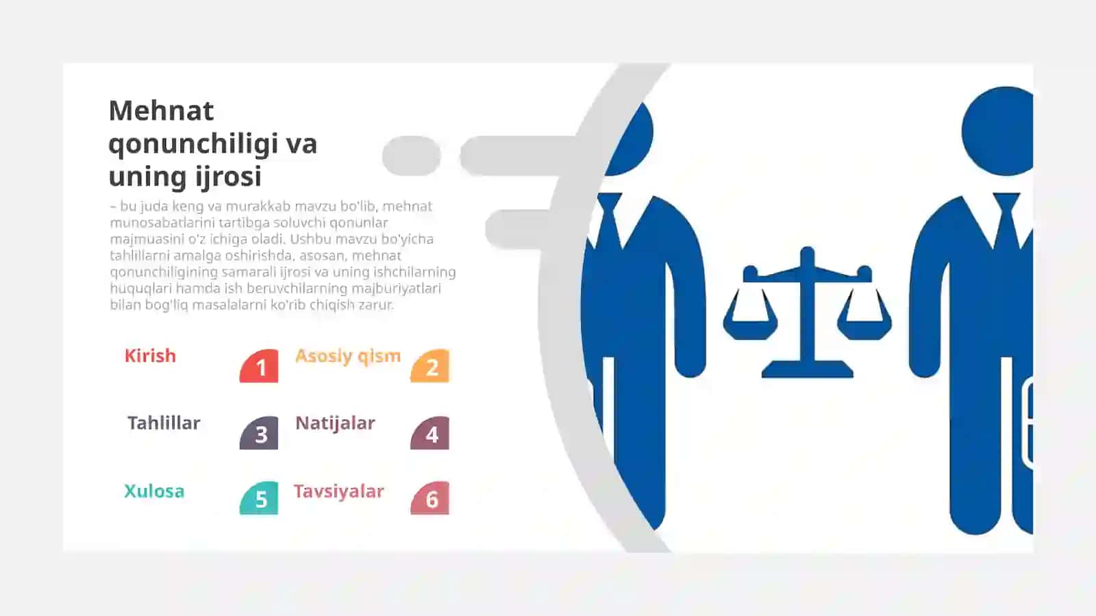 Mehnat qonunchiligi va uning ijrosi 2