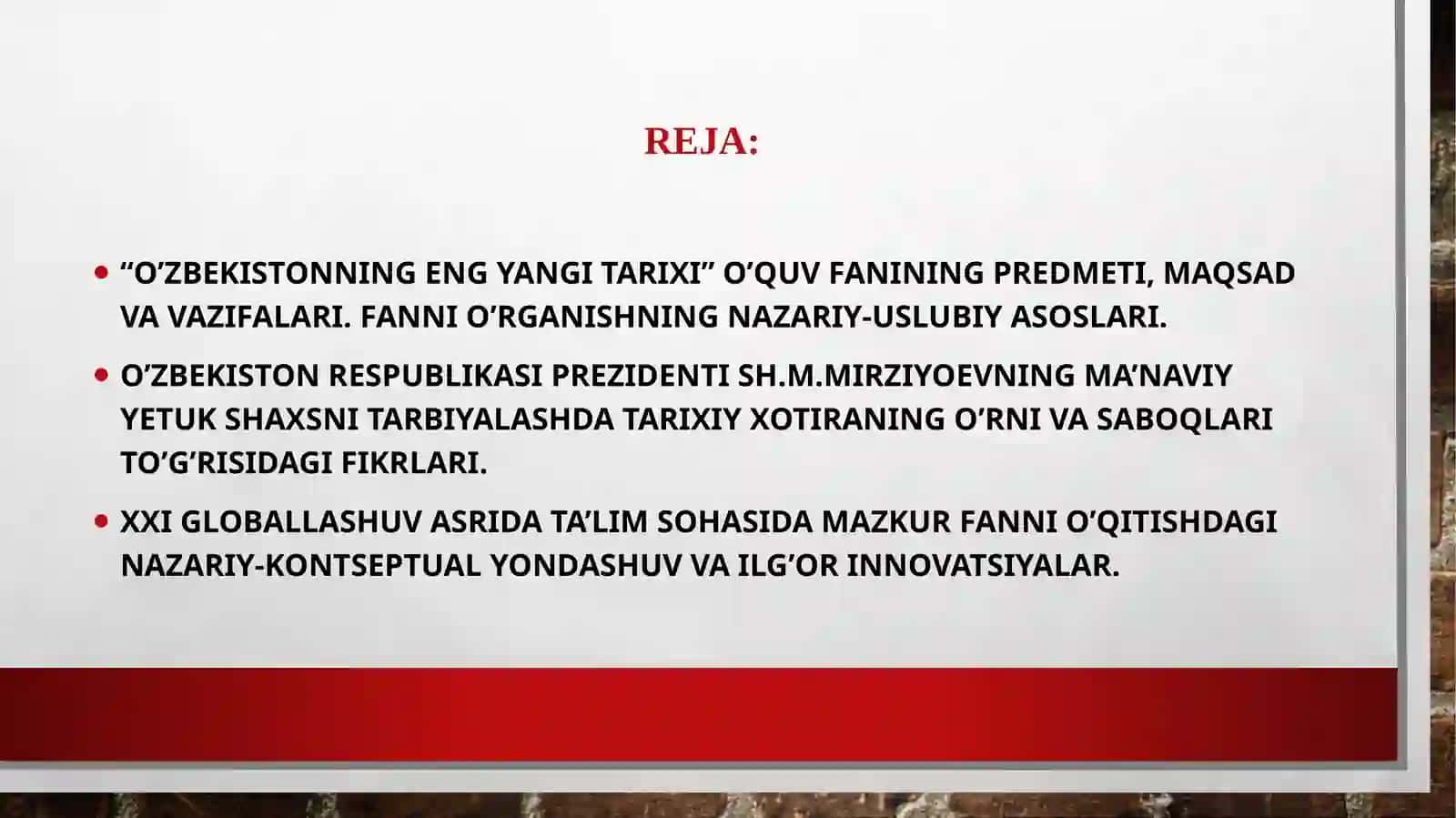 O‘zbekistonning Eng Yangi Tarixi 2