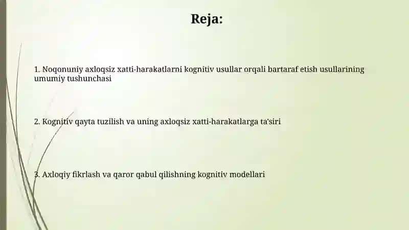 Istalgan axloqni so‘ndirish usullari 2