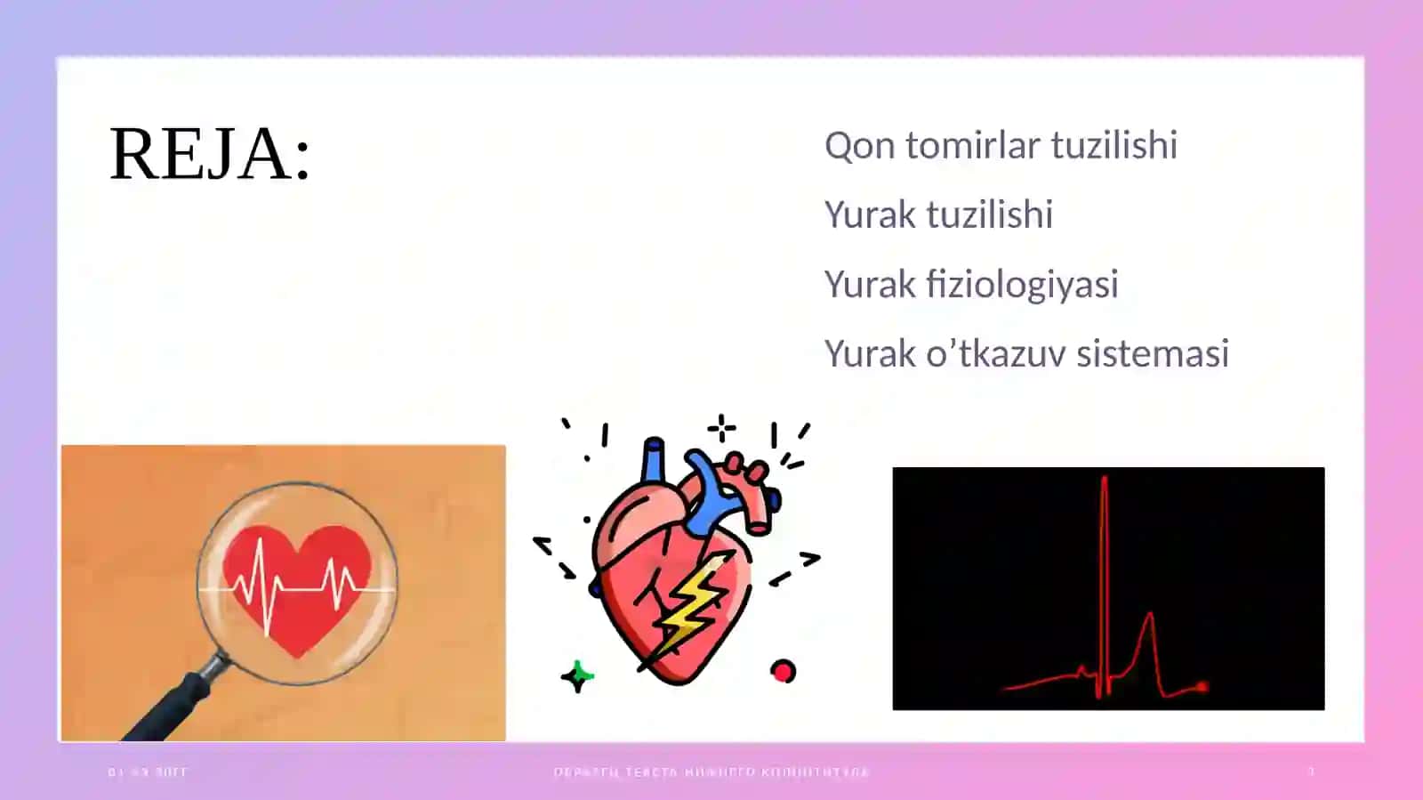 Qontomirlari.Tuzilishivaxususiyati.Yurakningtuzilishivafiziologiyasi.Qonaylanishdoirasi 2