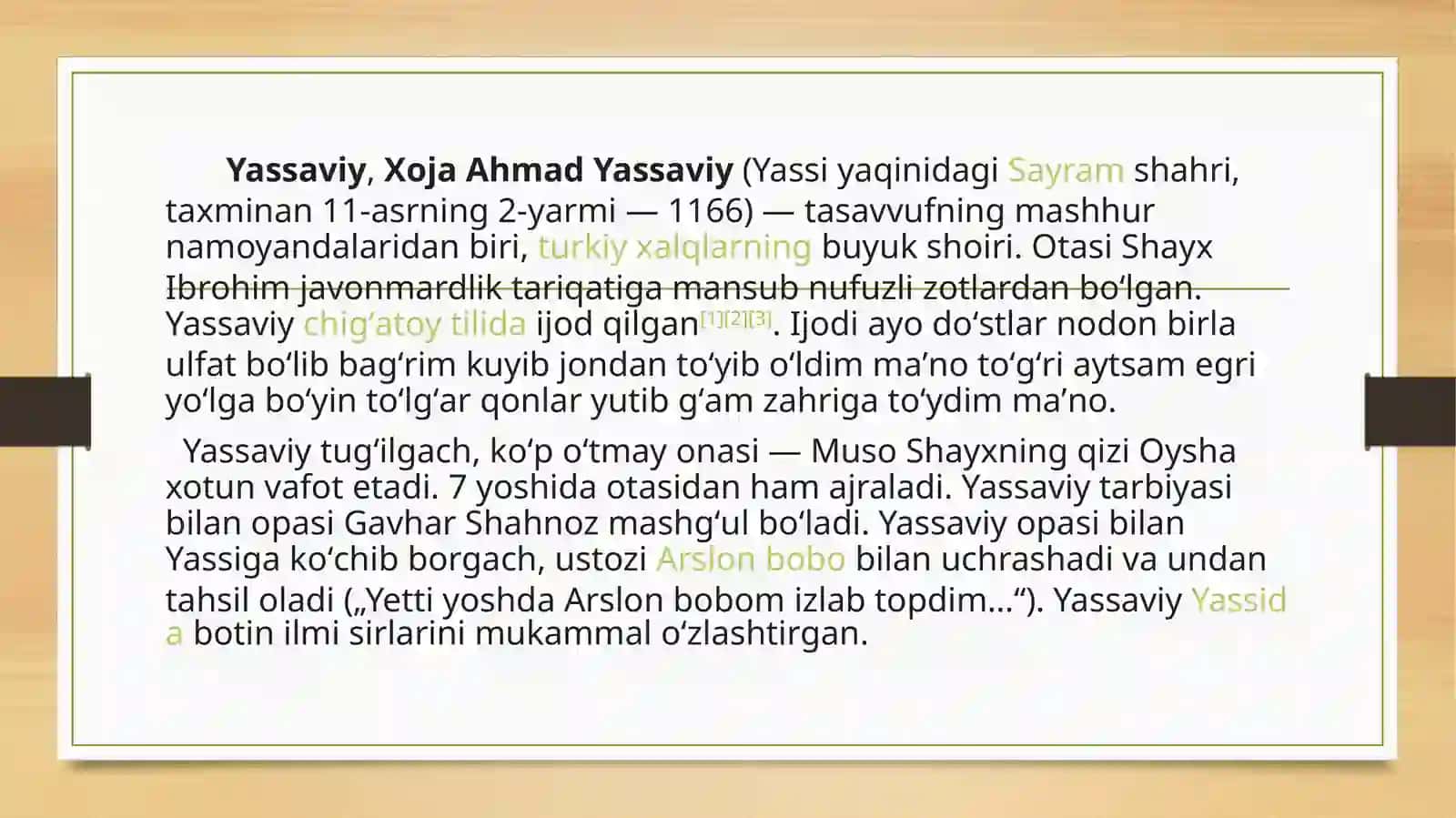 Yassaviylik va uning nazariy asoslari 2