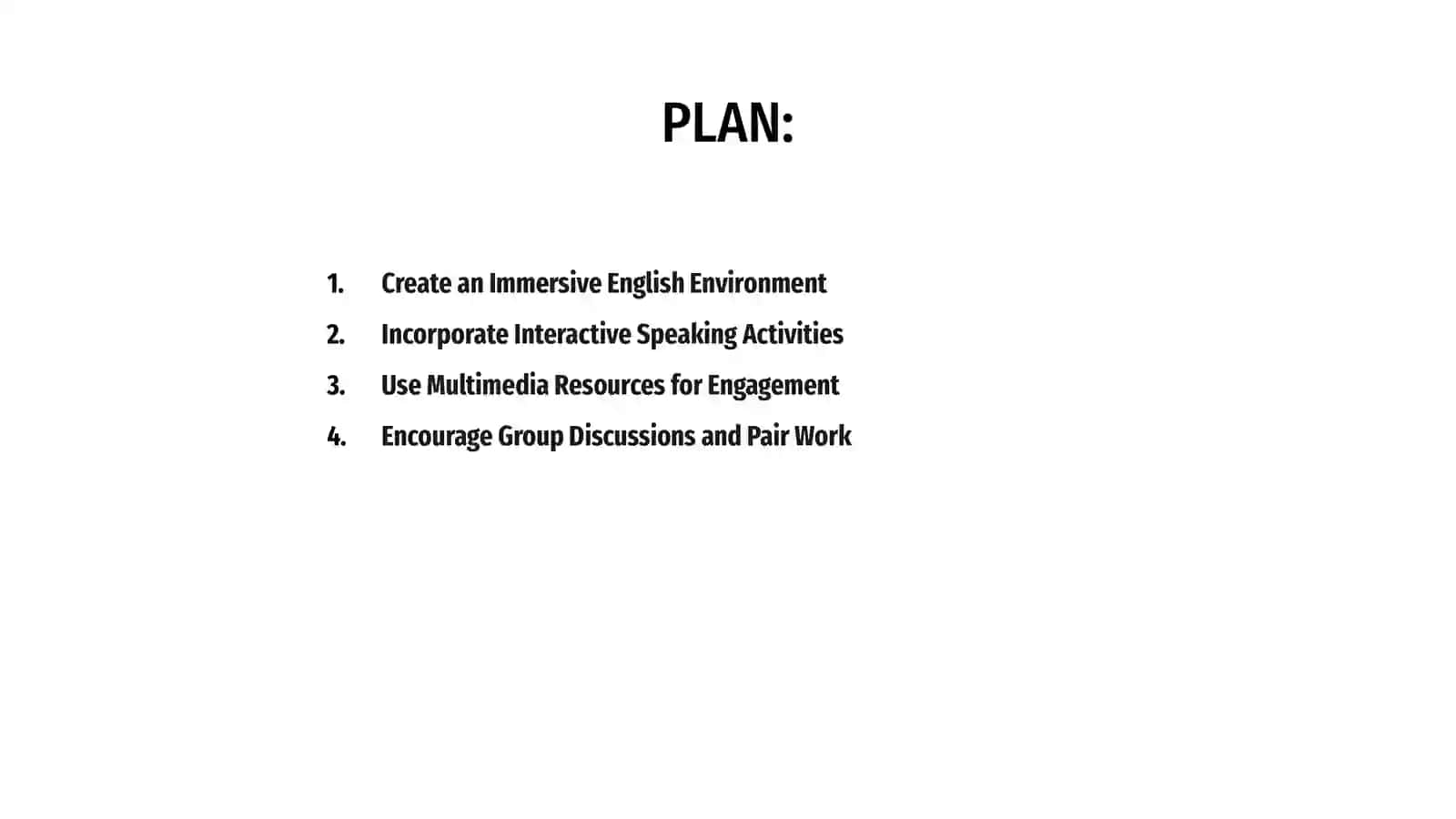 Encouraging English Usage in Class 2