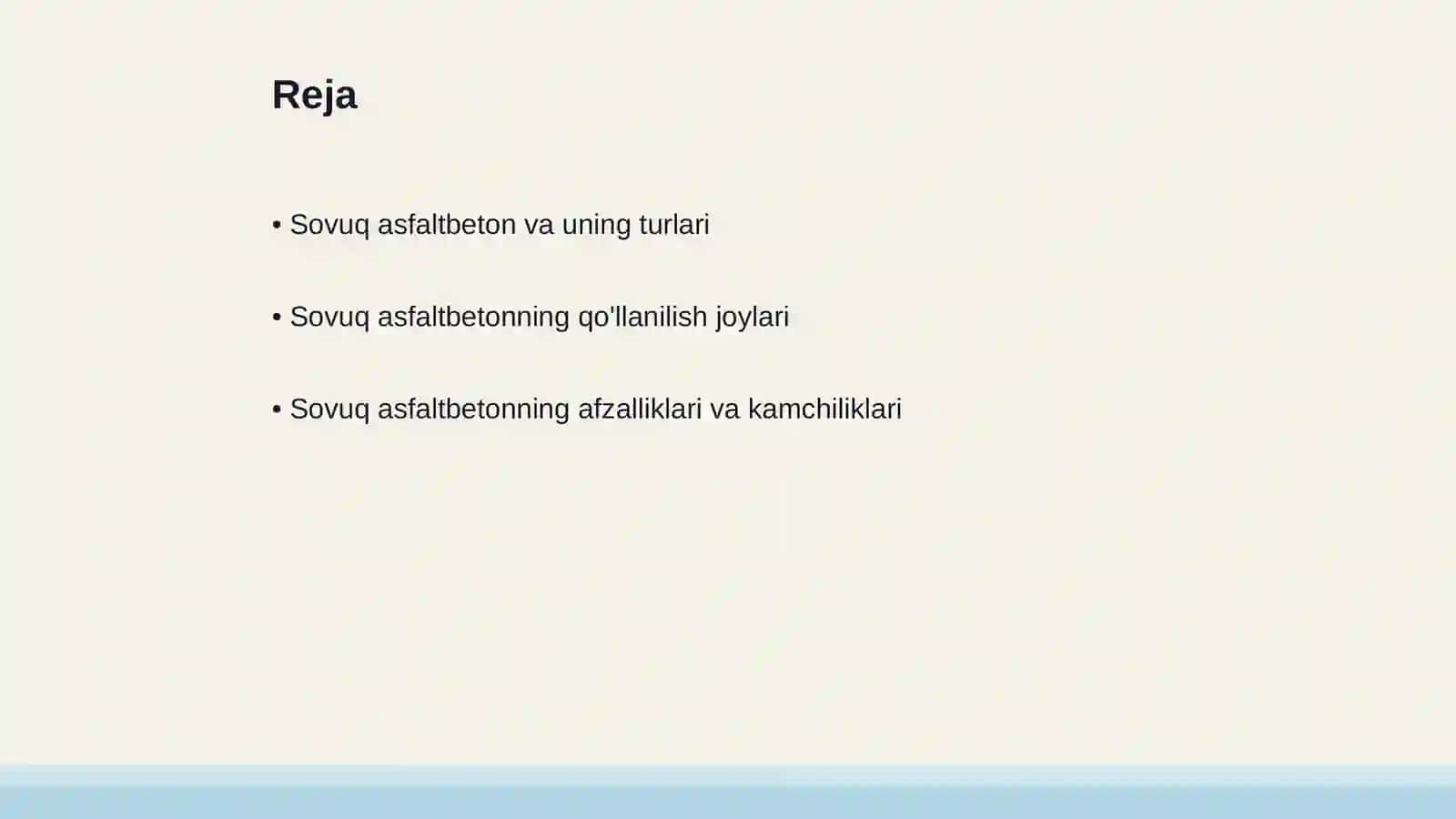 Sovuq asfaltbetondan qoplama qurish texnologiyalarining o‘ziga xosligi 2