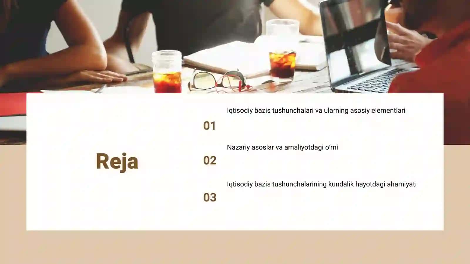 Iqtisodiy bazis tushunchalari 2