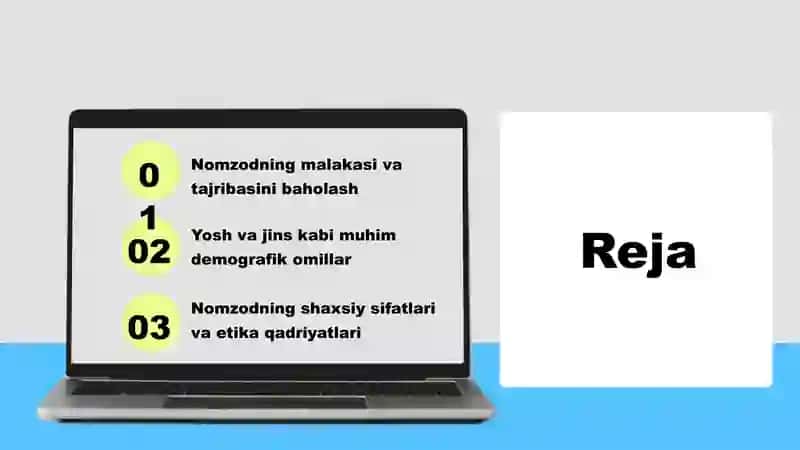 tyutrlikka nomzodini qoʻyishda nimalarga eʼtibor berish kerak 2