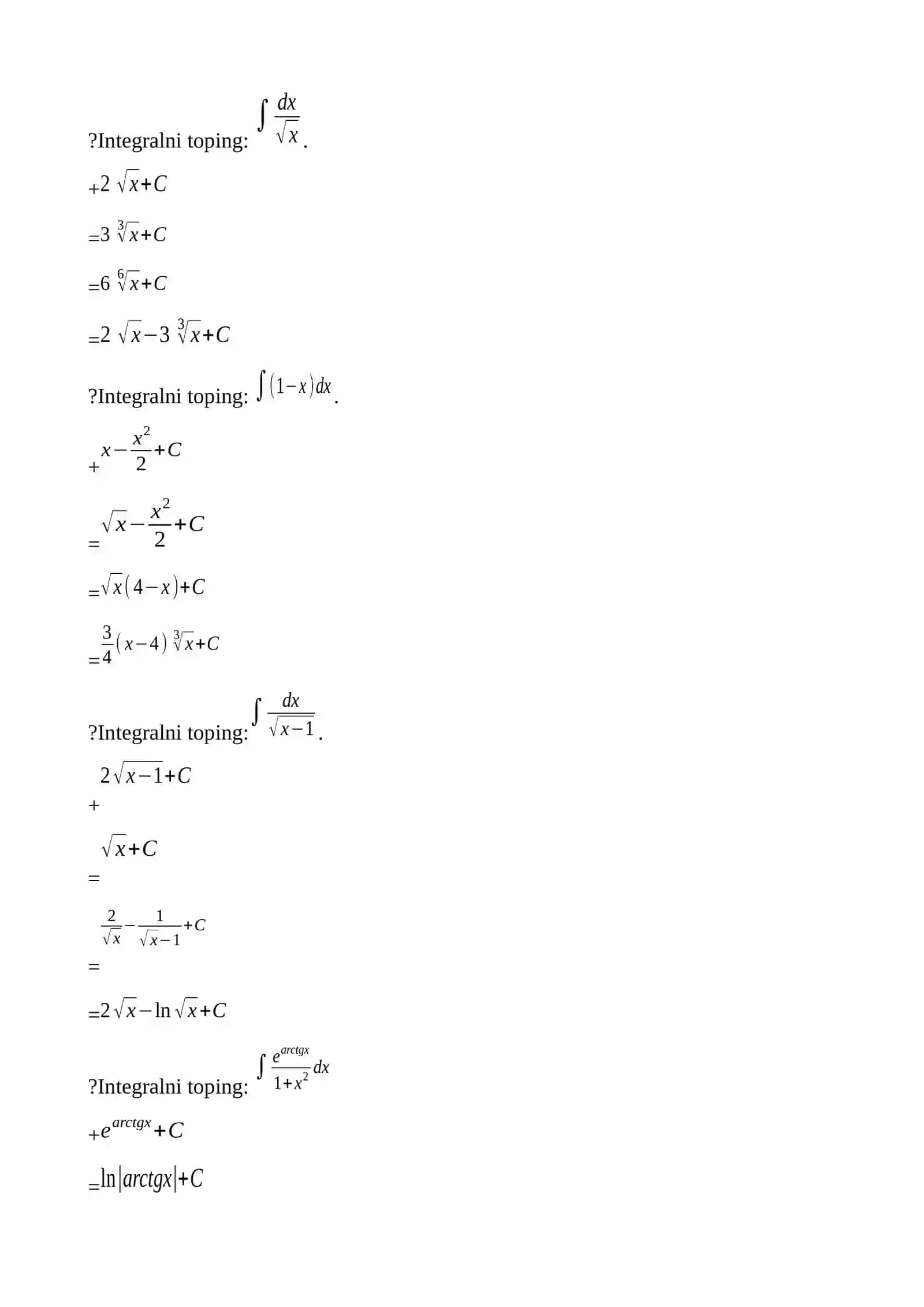 Oliy matematika test savollari 2