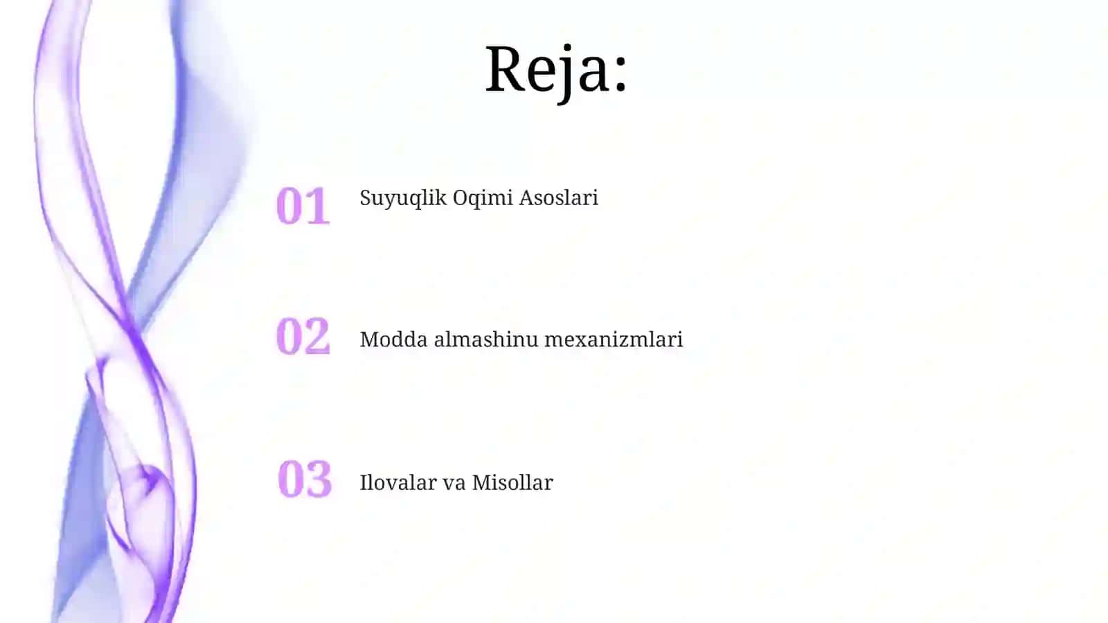 Modda almashinu mexanizmlari 2