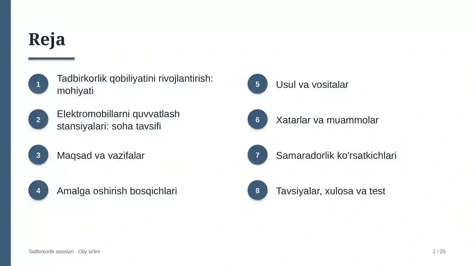 elektromobillarni quvvatlash stansiyalarida tadbirkorlik qobiliyatini rivojlantirish 5718 2