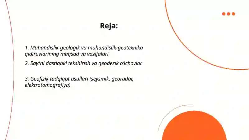 Muhandislik-geologik va muhandislik-geotexnika qidiruvlari 2
