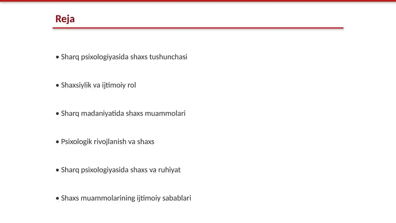 Sharq psixalogiyasida shaxs muammosi 2