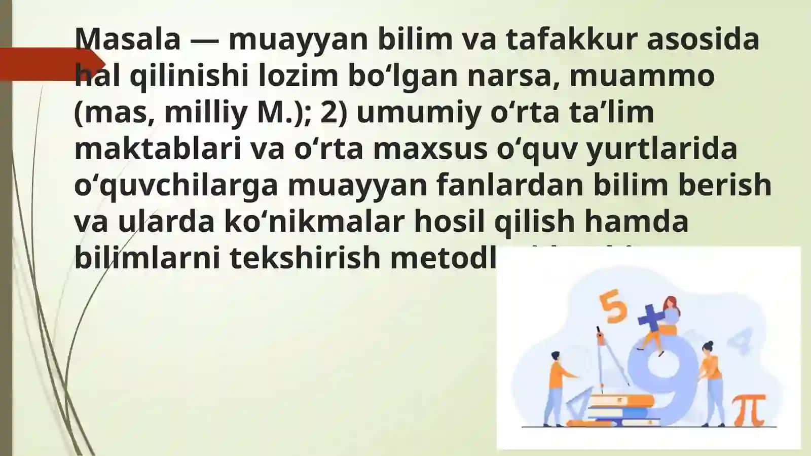 Masala va uning tarkibi 2