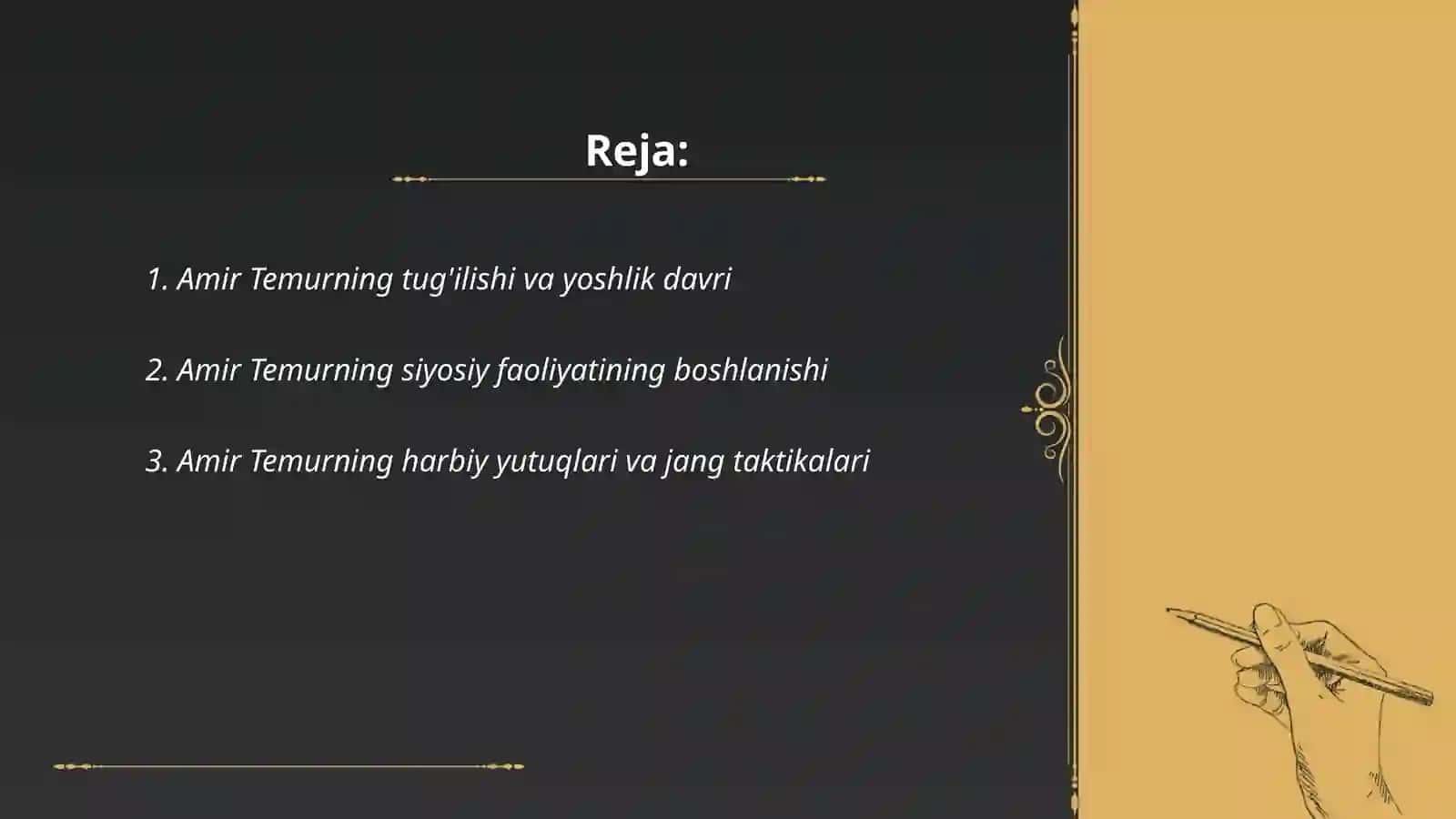 Amir Temur va Temuriylar davlati tarixi 2