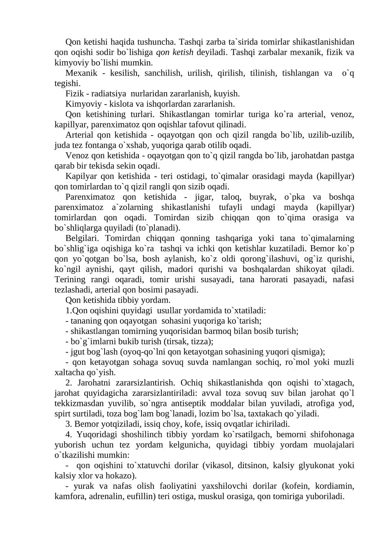Qon ketishi 2