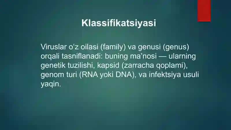 Diareyagen viruslar klassifikatsiya patogenezi va laborator taxshisi 2