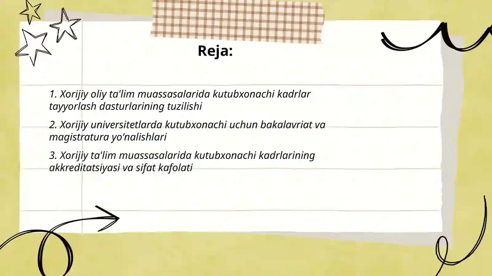 Kutubxonachi kadrlar tayyorlaydigan xorijiy ta'lim muassasalar 2