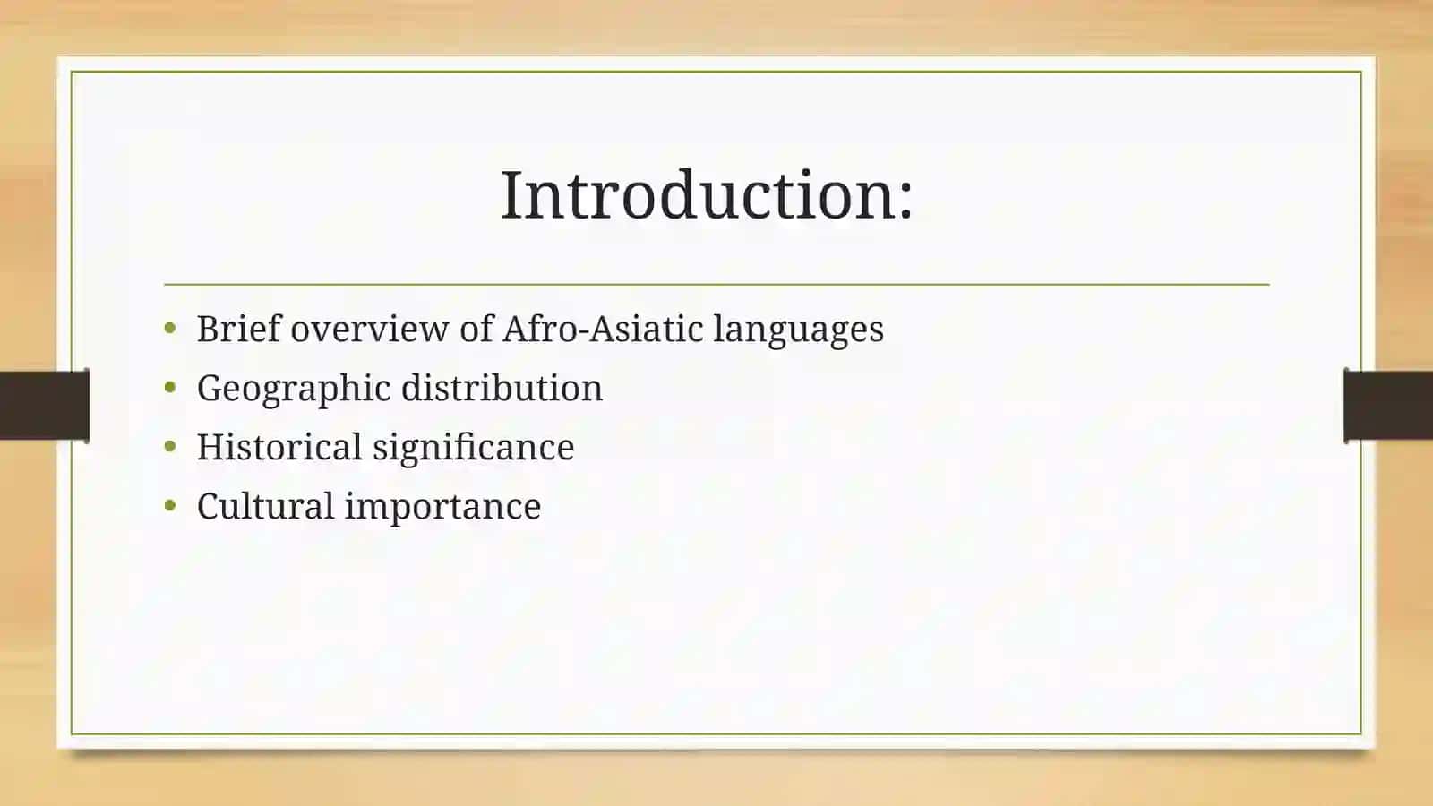 Afro-asiatic languages 2