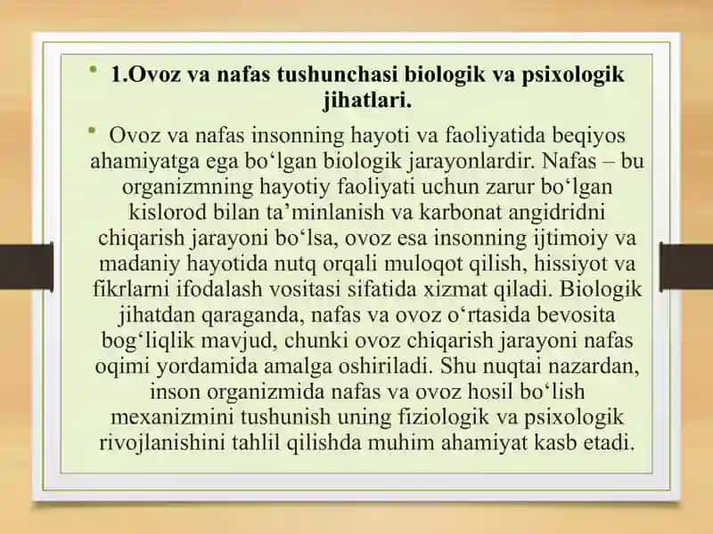 OVOZ VA NAFAS HOSIL BO‘LISHINING AHAMIYATI 2