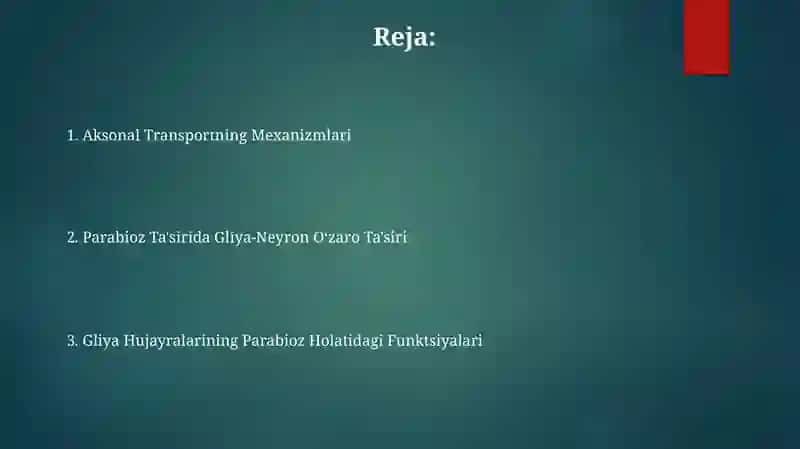 Parabioz holati glaial hujayralaringing funksialari 2