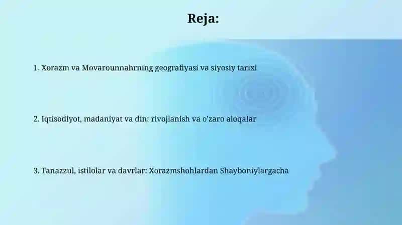 Xorazm va Movarounnahr 2