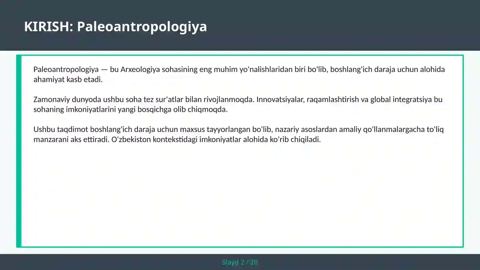 Paleoantropologiya 2