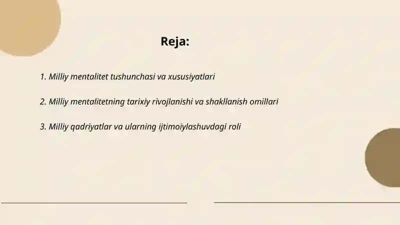 Milliy mentalitet va uning ichtimoiylashuvda tutgan o'rni 2