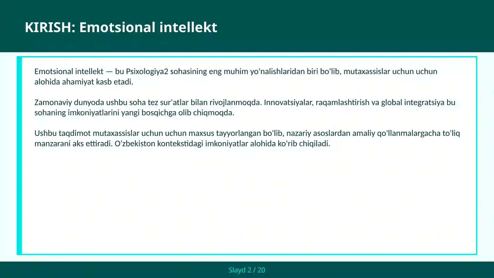 Emotsional intellekt 2