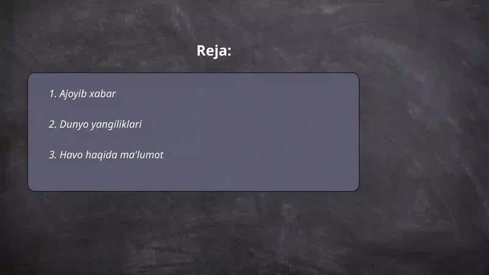 Gap bo'laklari sanalmaydigan gap birliklari 2