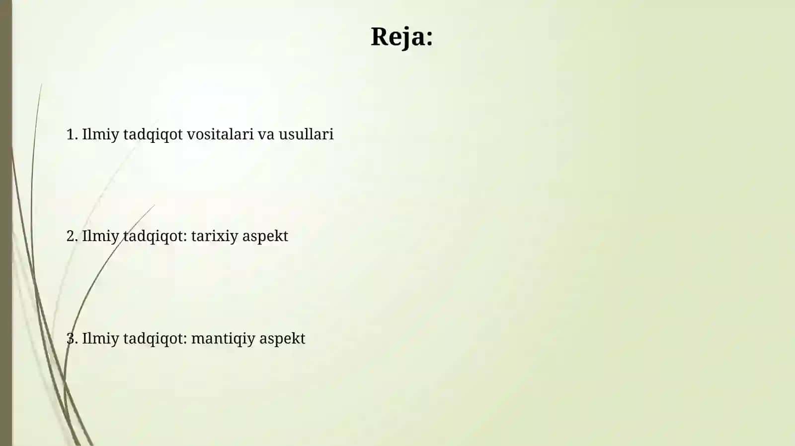 Ilmiy tadqiqot vositalari va usullari 2