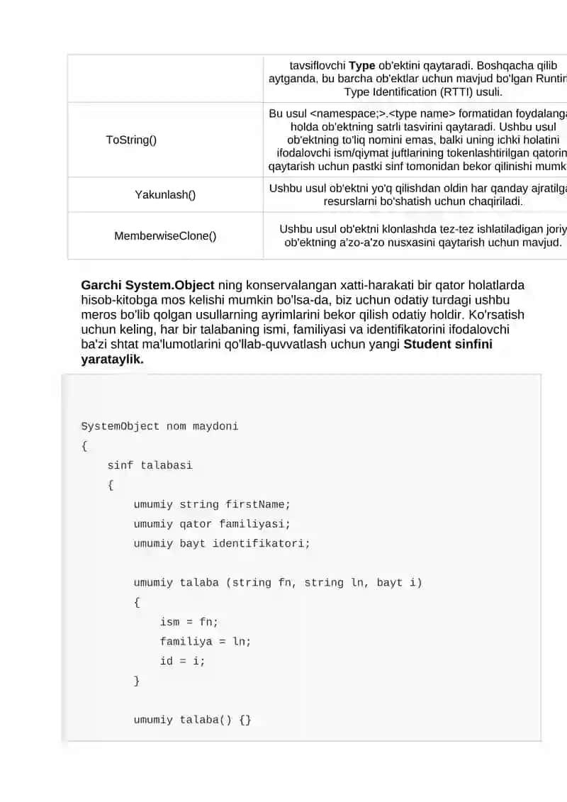 System.Object 2