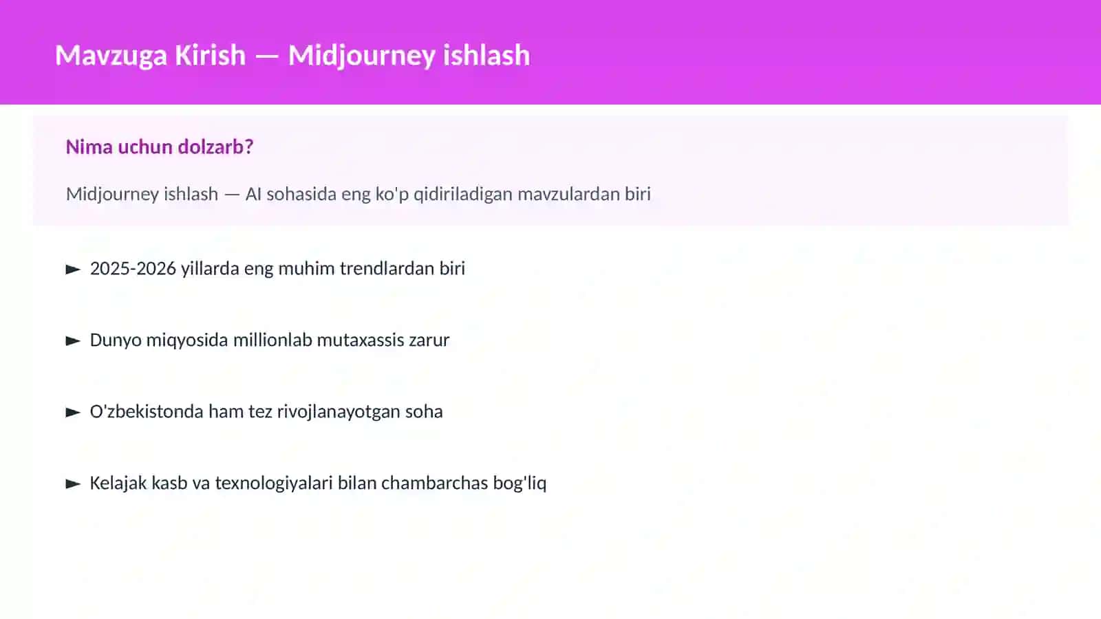 Midjourney ishlash 2