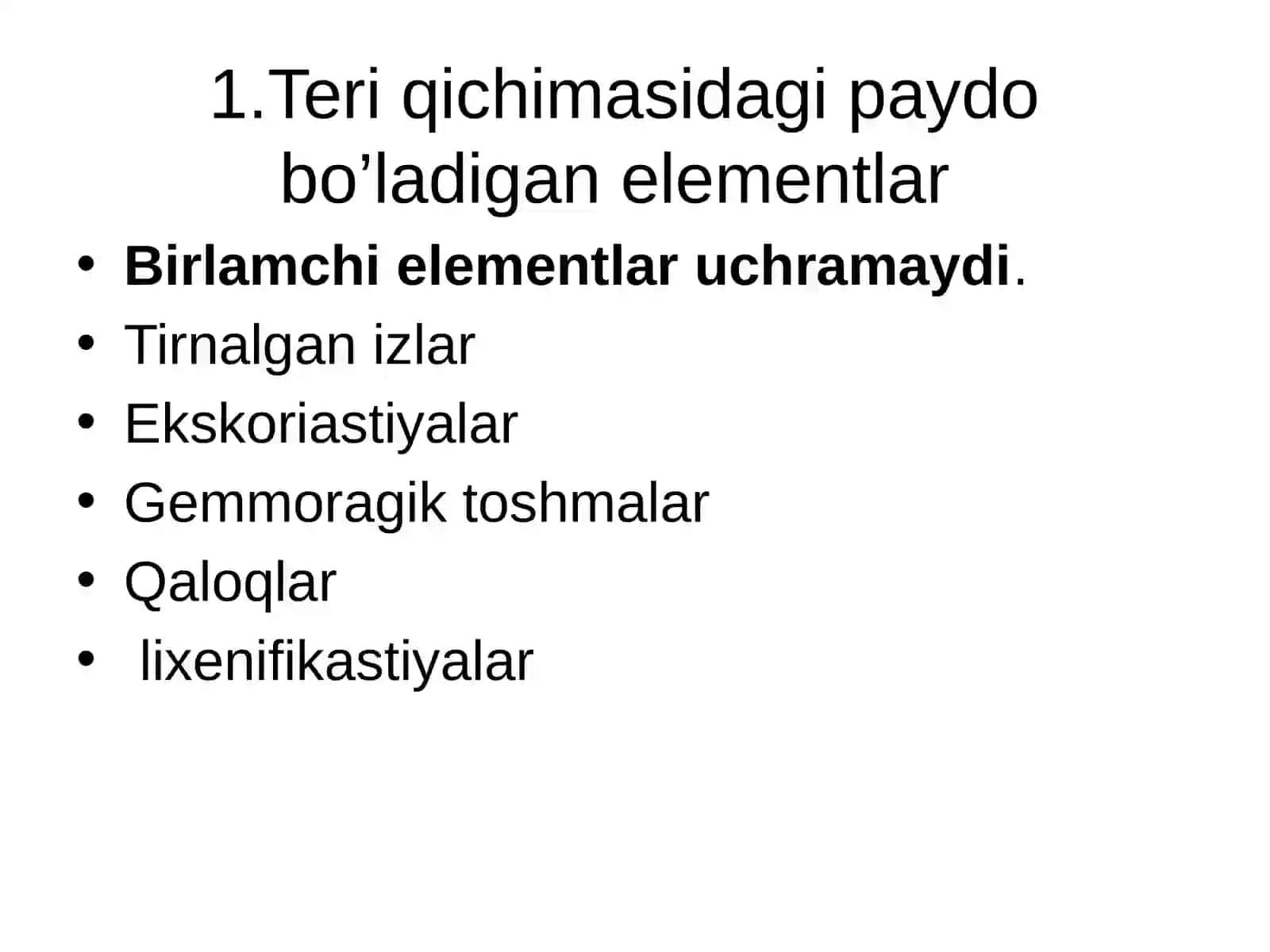 Neyrodermatozlar tasnifi 2