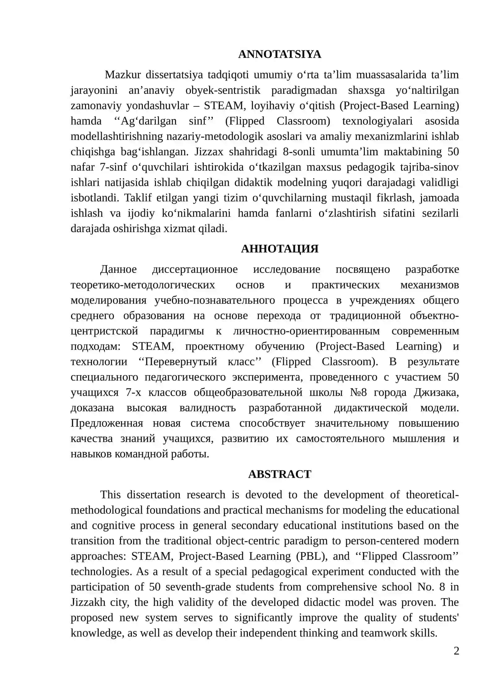 MAGISTRLIK DISSERTATSIYASI 2