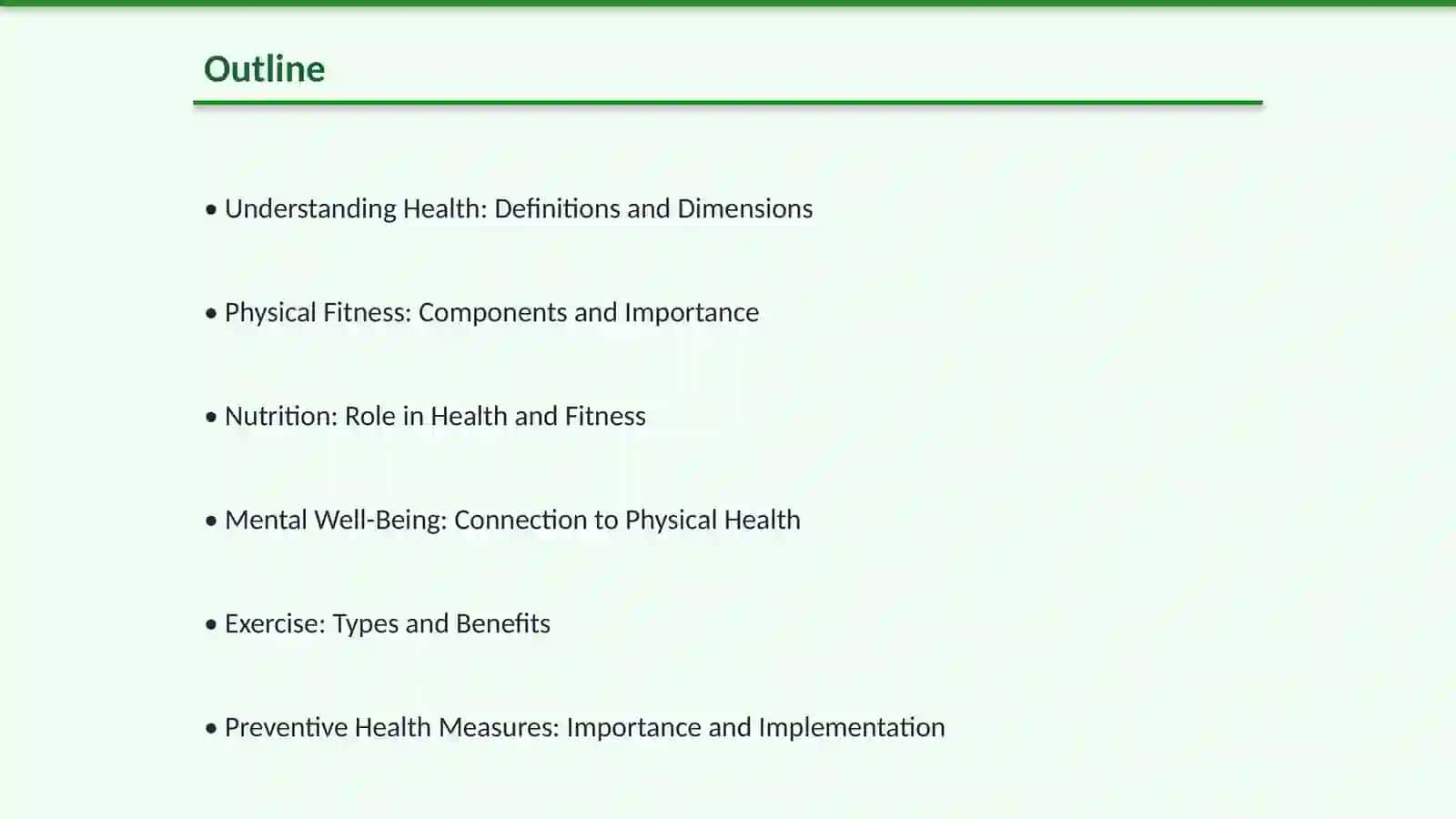 Health and fitness 2