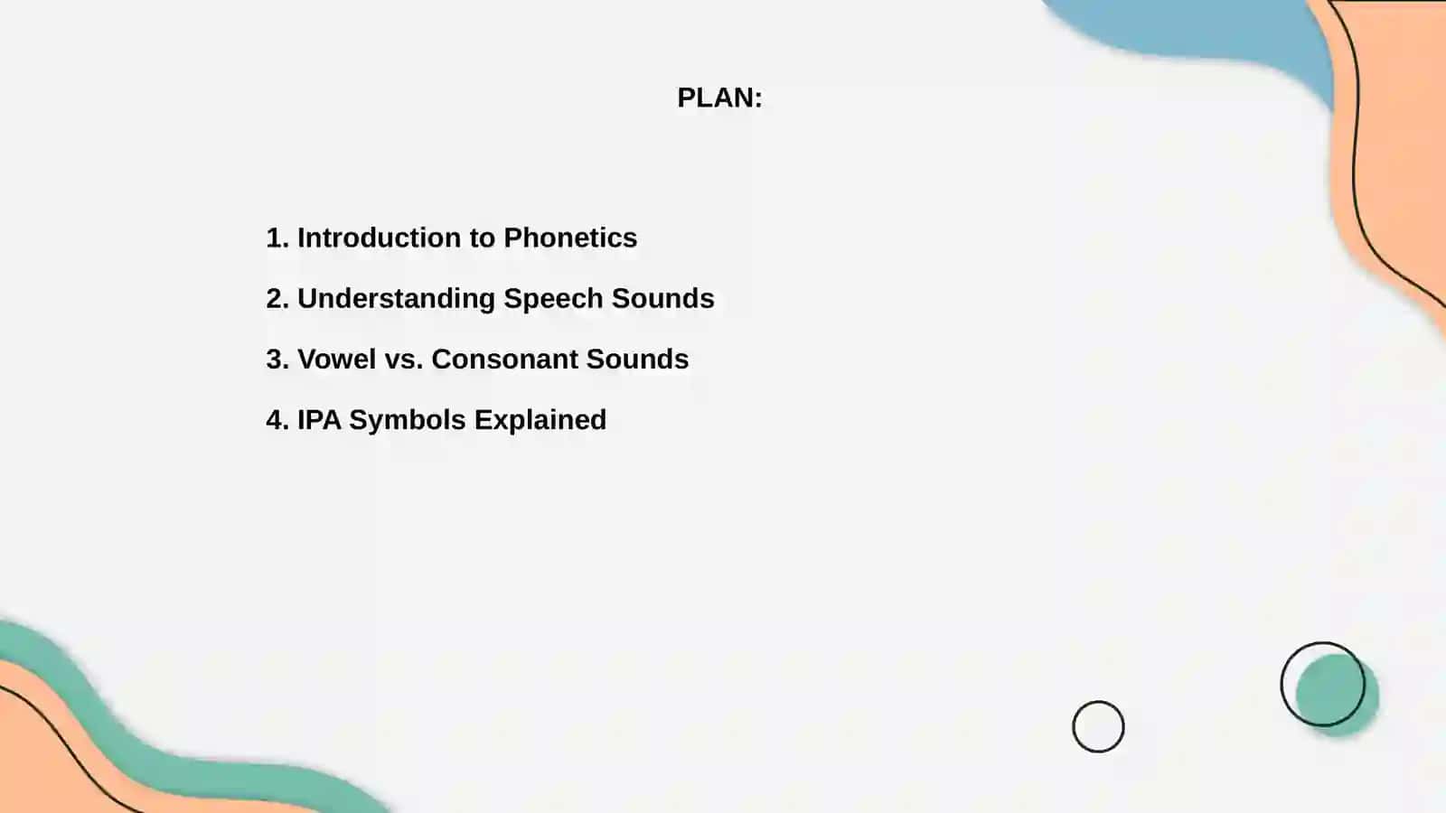 Phonetic sounds 2