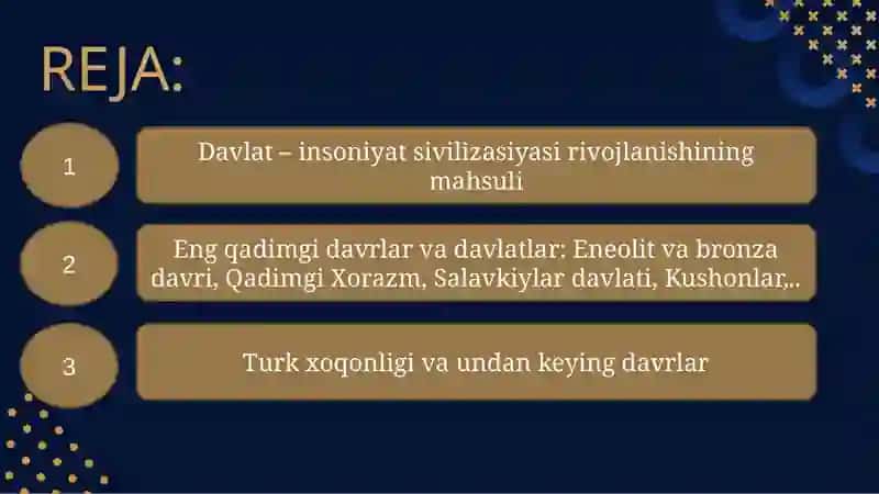 O’zbek davlatchiligining tarixiy bosqichlari 2