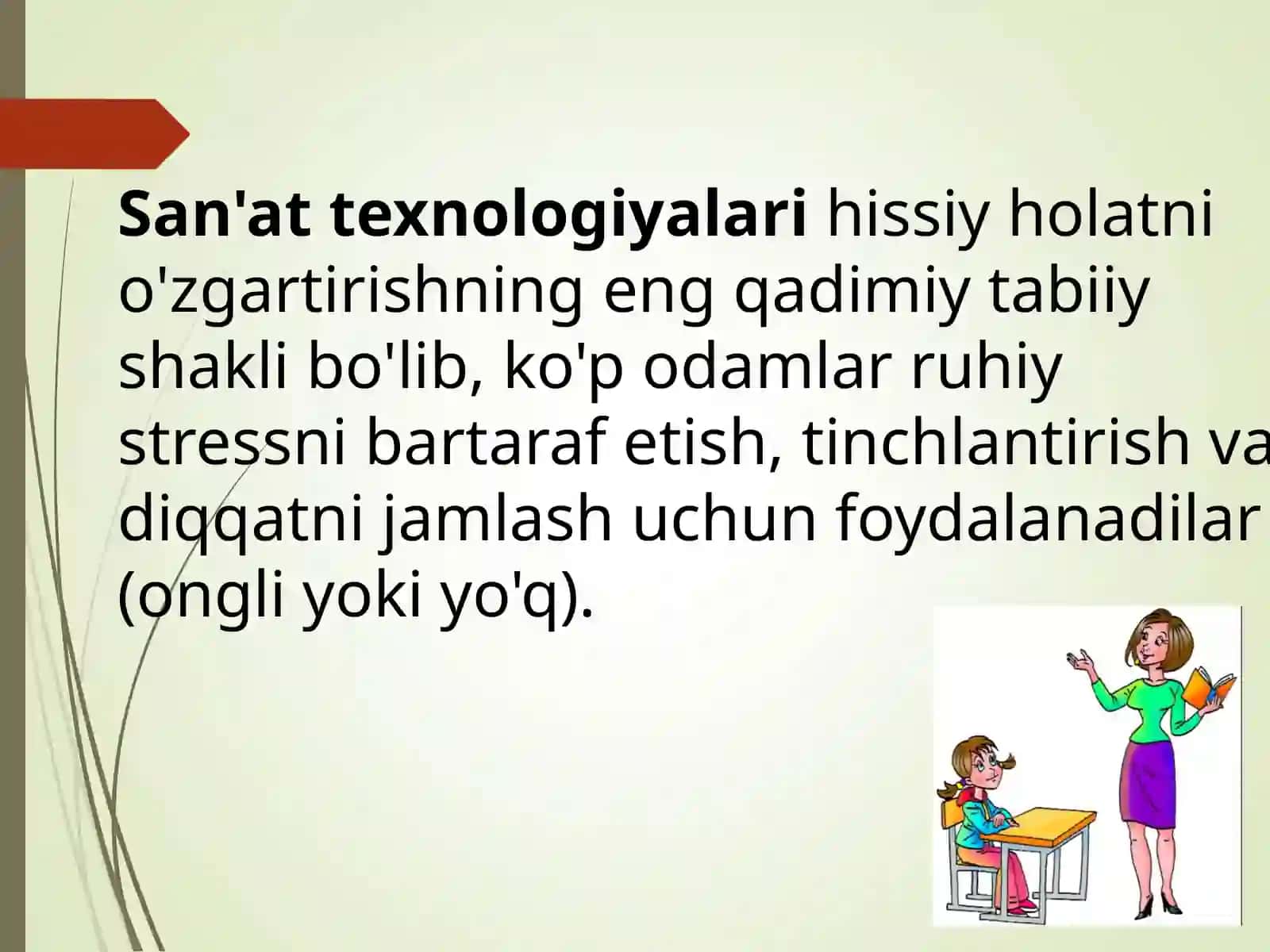 ART texnologiyasi  - ta’lim jarayonidagi pedtexnologiyalar tizimi 2