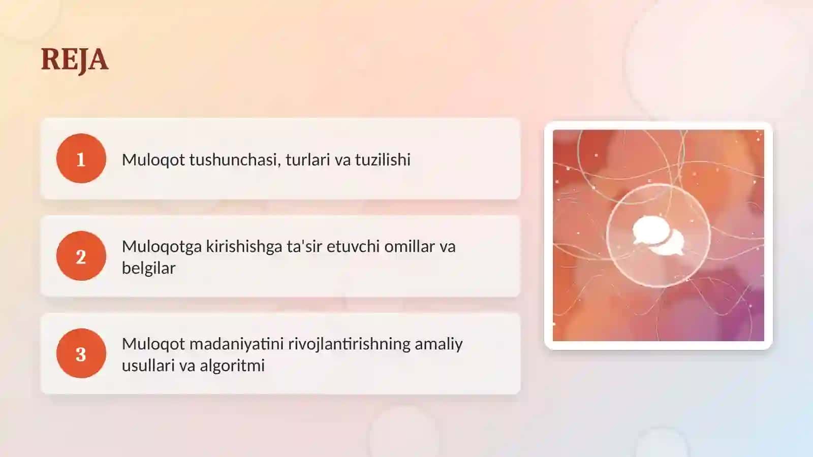 Insonning muloqotga kirishish xususiyatlari 2