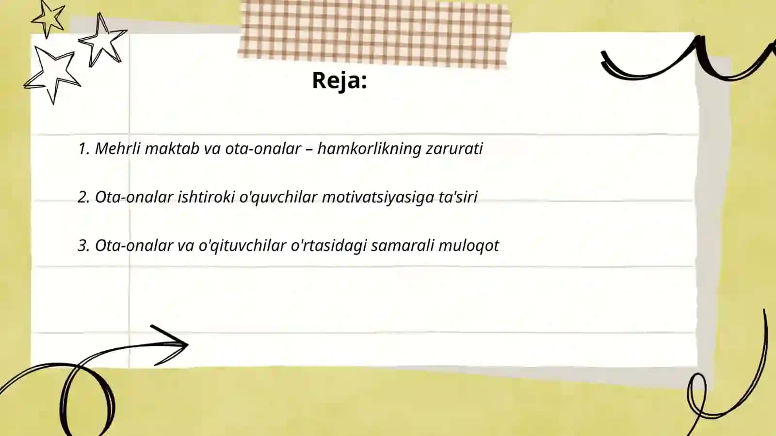 Mehrli maktab va ota-onalar – hamkorlikning zarurati 2