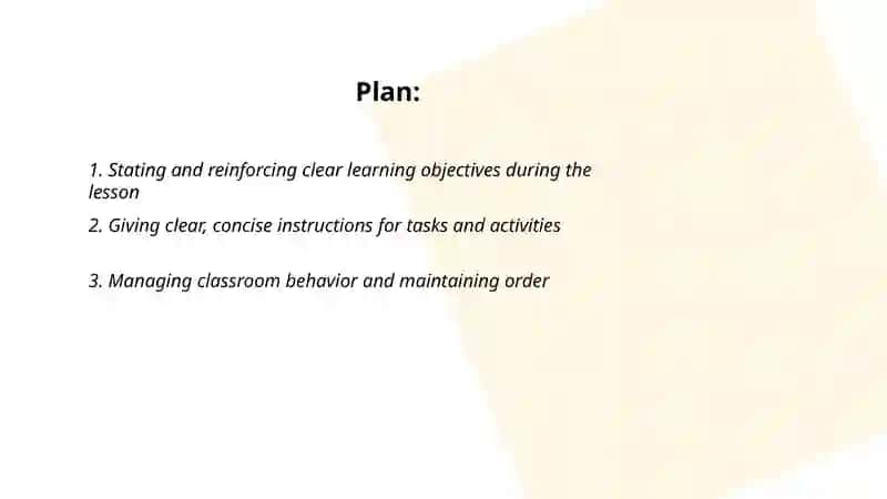 Teacher's Responsibilities during Teaching the Lesson 2