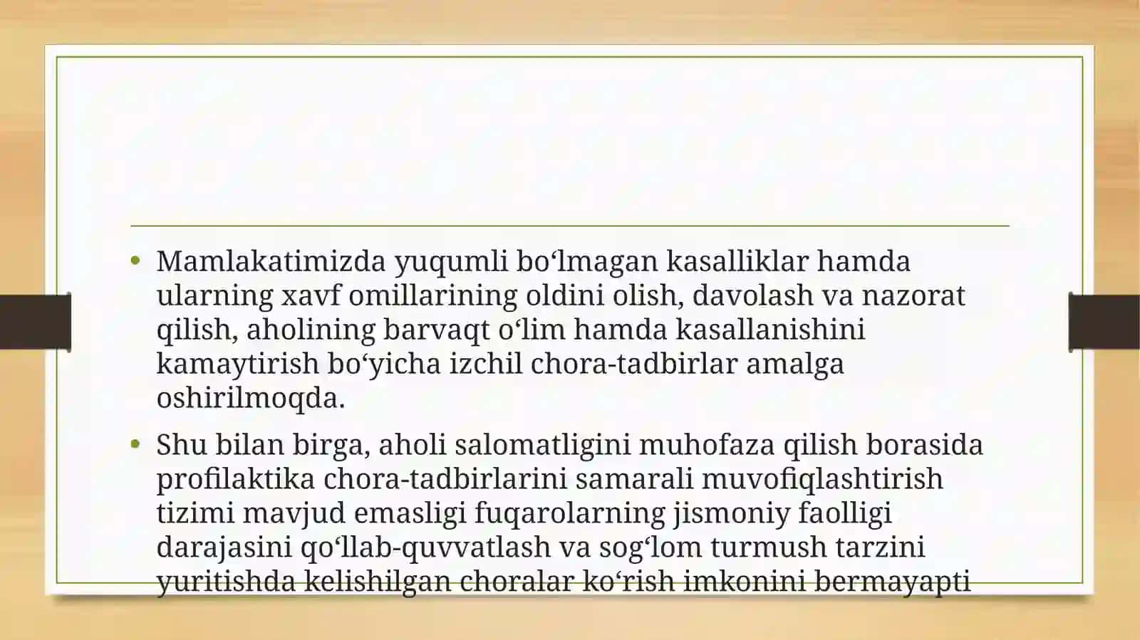 Muhim noepidemik kasaliklarning tarqalishi 2