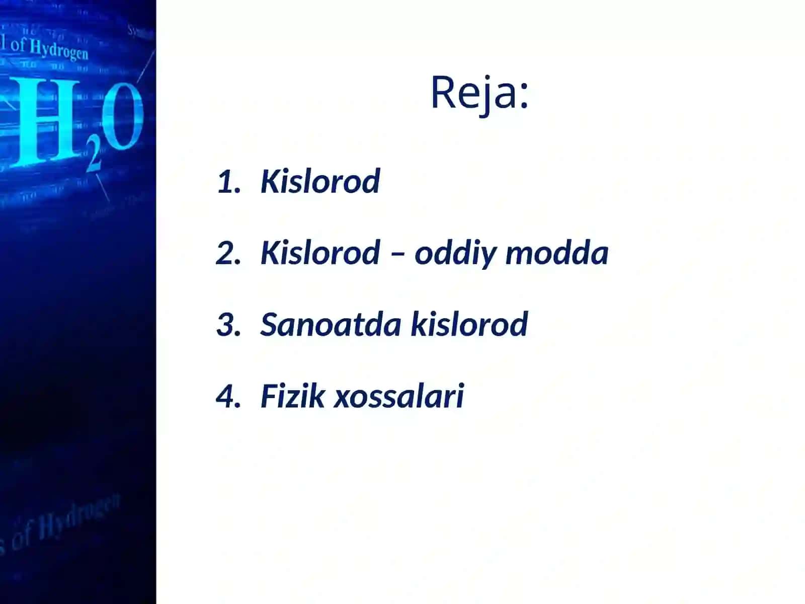 7-sinf Kimyo fanidan Kislorod, oddiy modda va uning olinishi dars taqdimot 2