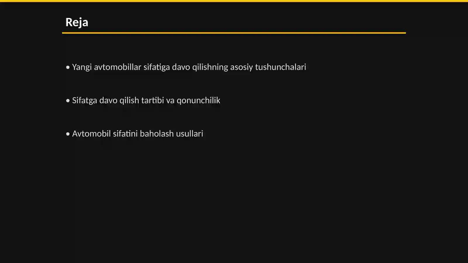 Yangi avtomobillar sifatiga davo qilishning tartibi va ularni qanoatlantirish usullari 2