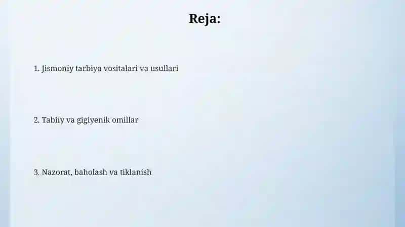 Jismoniy tarbiya vositalari 2