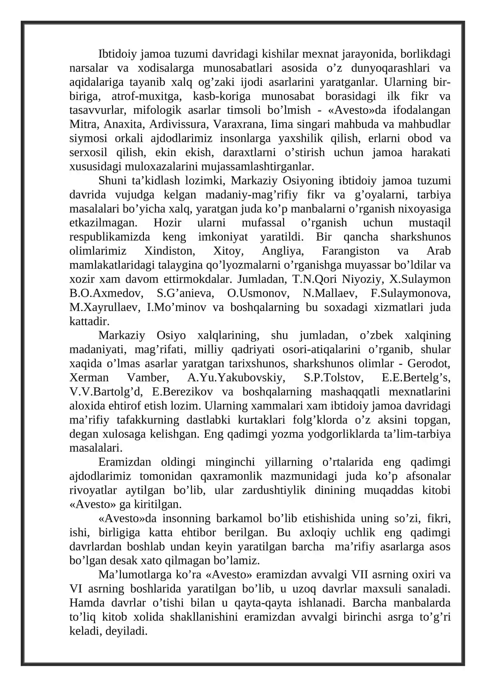 Eng qadimgi davrlardan VII asrgacha ta'lim tarbiya va pedagogik fikrlar 2
