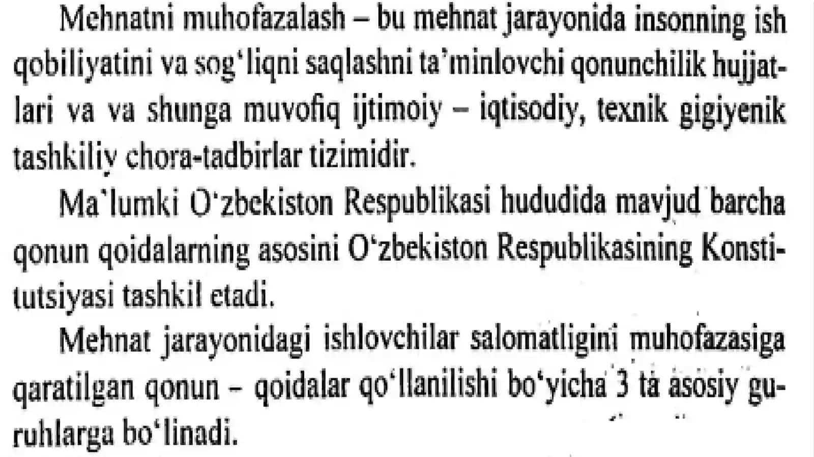 Ishlab chiqarish obyektlarida Davlat sanitariya nazorati 6-Amaliy mashg’ulot 2